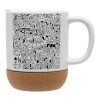 Ceramic coffee mug Cork (MAT), 330ml (1pcs)