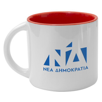 Νέα δημοκρατία, Κούπα κεραμική 400ml Λευκή/Κόκκινη