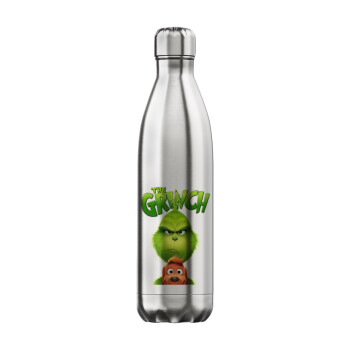 mr grinch, Inox (Stainless steel) hot metal mug, double wall, 750ml