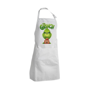 mr grinch, Adult Chef Apron (with sliders and 2 pockets)