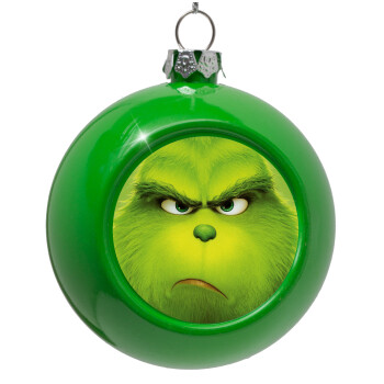 mr grinch, Green Christmas tree ornament bauble 8cm