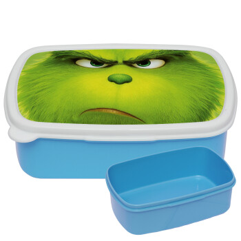 mr grinch, ΜΠΛΕ παιδικό δοχείο φαγητού (lunchbox) πλαστικό (BPA-FREE) Lunch Βox M18 x Π13 x Υ6cm