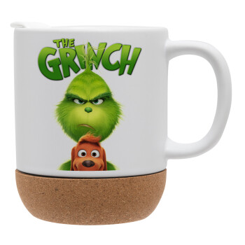 mr grinch, Ceramic coffee mug Cork (MAT), 330ml (1pcs)