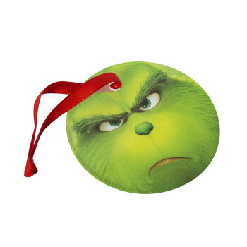 mr grinch, Χριστουγεννιάτικο στολίδι γυάλινο 9cm