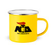 Yellow Enamel Metallic Cup 360ml