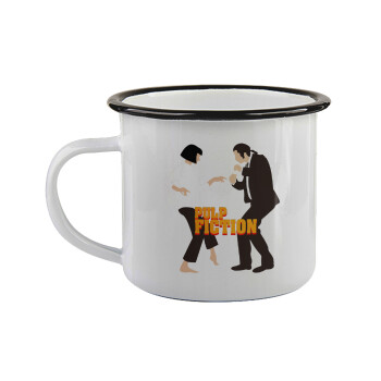 Pulp Fiction dancing, Κούπα εμαγιέ με μαύρο χείλος 360ml