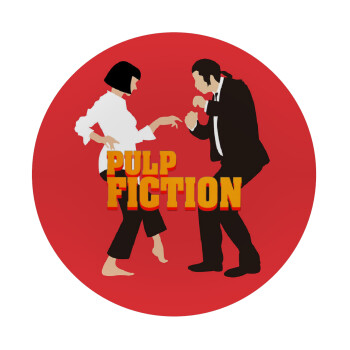 Pulp Fiction dancing, Mousepad Round 20cm