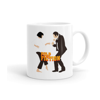 Pulp Fiction dancing, Ceramic coffee mug, 330ml (1pcs)