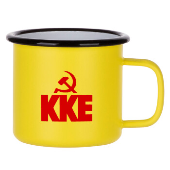 ΚΚΕ, Metallic enamel MATT Yellow cup 360ml