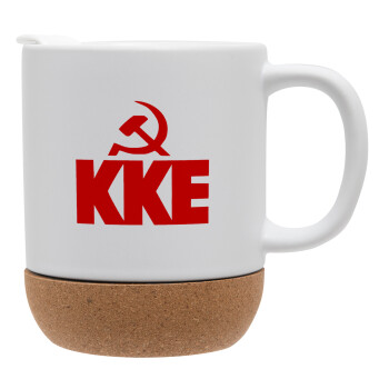 ΚΚΕ, Ceramic coffee mug Cork (MAT), 330ml (1pcs)