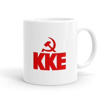 ΚΚΕ, Ceramic coffee mug, 330ml (1pcs)