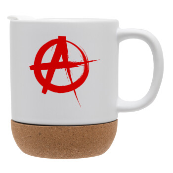 Anarchy, Ceramic coffee mug Cork (MAT), 330ml (1pcs)