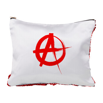 Anarchy, Red sequin cosmetic bag