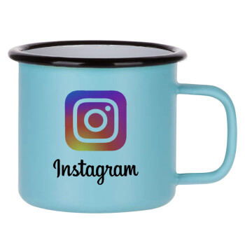 Instagram, Κούπα Μεταλλική εμαγιέ ΜΑΤ σιέλ 360ml