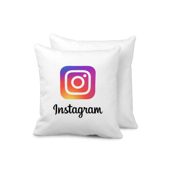 Instagram, Μαξιλάρι καναπέ 40x40cm περιέχεται το  γέμισμα