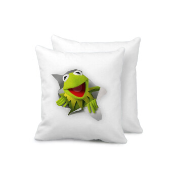 Kermit the frog, Μαξιλάρι καναπέ 40x40cm περιέχεται το  γέμισμα