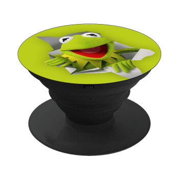 Kermit the frog, Phone Holders Stand  Black Hand-held Mobile Phone Holder