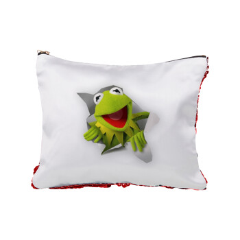 Kermit the frog, Red sequin cosmetic bag