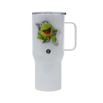 Kermit the frog, Mega Stainless steel Tumbler with lid, double wall 750L