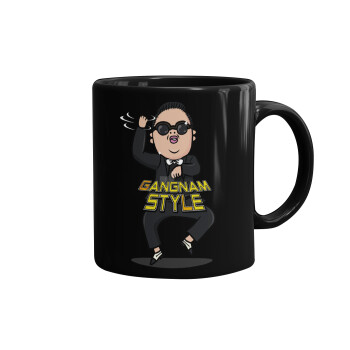 PSY - GANGNAM STYLE, Mug black, ceramic, 330ml
