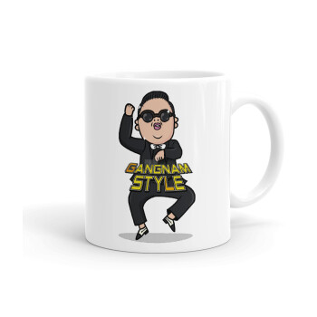 PSY - GANGNAM STYLE, Ceramic coffee mug, 330ml (1pcs)