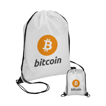 Bitcoin, Pouch bag with black cords (1 piece)