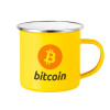 Yellow Enamel Metallic Cup 360ml