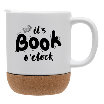 It's Book O'Clock, Ceramic coffee mug Cork (MAT), 330ml (1pcs)