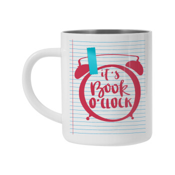 It's Book O'Clock lines, Mug Stainless steel double wall 450ml