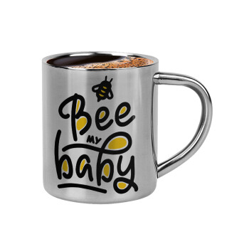 Bee my BABY!!!, Double-wall metal cup for espresso (220ml)