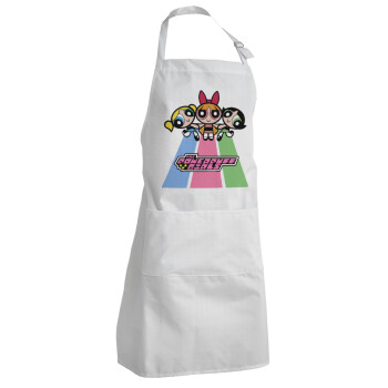 The powerpuff girls , Adult Chef Apron (with sliders and 2 pockets)