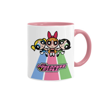 The powerpuff girls , Mug colored pink, ceramic, 330ml