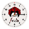 Wooden wall clock (20cm)