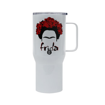 Frida, Mega Stainless steel Tumbler with lid, double wall 750L