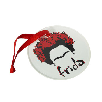 Frida, Christmas ornament glass 9cm