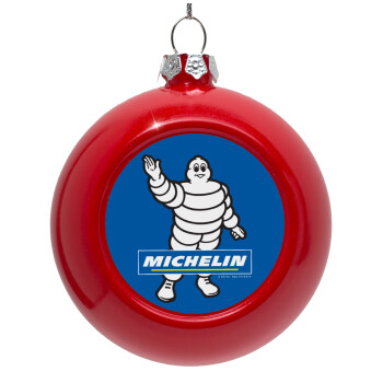 Michelin, Red Christmas tree ornament bauble 8cm