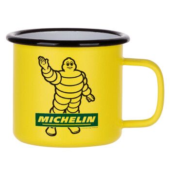 Michelin, Metallic enamel MATT Yellow cup 360ml