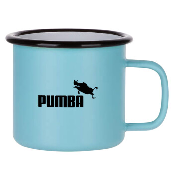 Pumba, Κούπα Μεταλλική εμαγιέ ΜΑΤ σιέλ 360ml