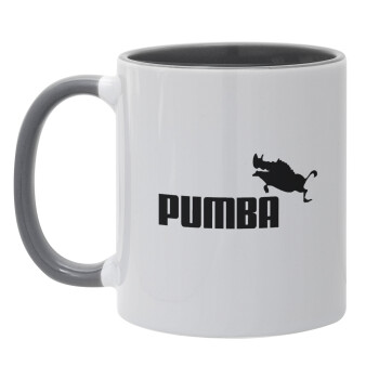 Pumba, Mug colored grey, ceramic, 330ml