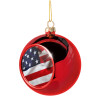 Christmas tree ball Red 8cm