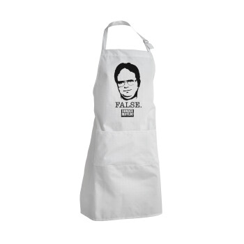 The office Dwight, Adult Chef Apron (with sliders and 2 pockets)