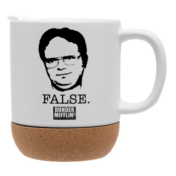 The office Dwight, Ceramic coffee mug Cork (MAT), 330ml (1pcs)