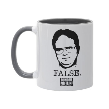 The office Dwight, Mug colored grey, ceramic, 330ml