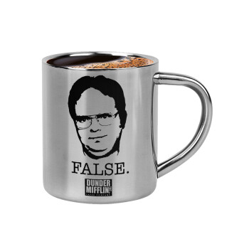 The office Dwight, Κουπάκι μεταλλικό διπλού τοιχώματος για espresso (220ml)