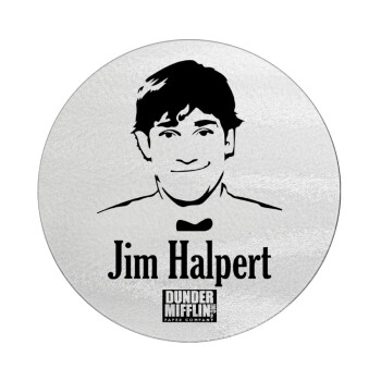 The office Jim Halpert, Επιφάνεια κοπής γυάλινη στρογγυλή (30cm)