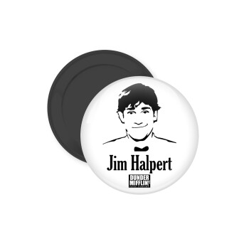 The office Jim Halpert, Μαγνητάκι ψυγείου στρογγυλό διάστασης 5cm