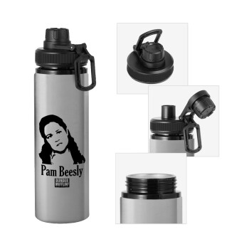 The office Pam Beesly, Metallic water bottle with safety cap, 850ml aluminum