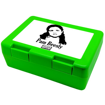 The office Pam Beesly, Children's cookie container GREEN 185x128x65mm (BPA free plastic)