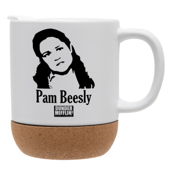 The office Pam Beesly, Ceramic coffee mug Cork (MAT), 330ml (1pcs)