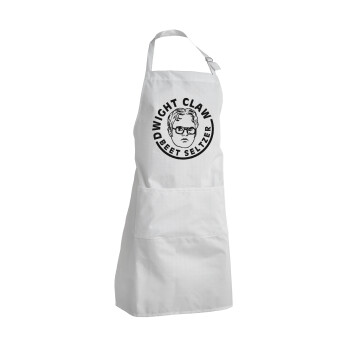 The office Dwight Claw (beet seltzer), Adult Chef Apron (with sliders and 2 pockets)